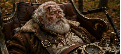 Santa character visual development reference